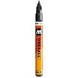 Marker acrilic Molotow One4All 127HS-CO Metallic Black, 1.5 mm
