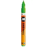 Marker acrilic Molotow One4All 127HS-CO Neon Green Fluorescent 219, 1.5 mm