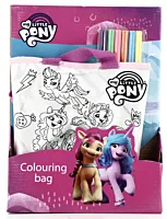 Geanta de colorat cu 6 markere lavabile My Little Pony, Multicolor