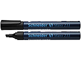 Marker permanent Schneider Maxx 233, Negru, 2 buc