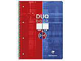 Blocnotes reversibil cu spira Clairefontaine Duo, format A4+, 80 file