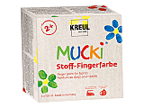 Finger paint pentru textile Mucki, 150 ml, 4 culori/set