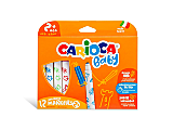 Set 12 carioci Carioca Baby 2+, Multicolor