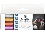 Set 4 markere metalic Schneider Paint-It 010, 0.8mm, Multicolor