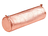 Penar cilindric din piele Clairefontaine Cuirise Copper, 5.5x22 cm, Cupru