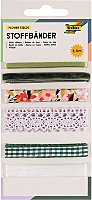 Set panglici decorative Folia, tesatura Flower Fields, 6 modele/set, Multicolor