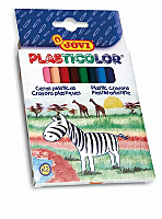 Set 12 creioane colorate Jovi Plasticolor, Multicolor