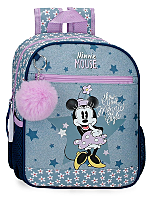 Ghiozdan gradinita pentru fete Disney Minnie Style, 23x28x10 cm, Multicolor
