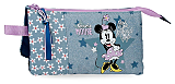Penar fete Disney Minnie Style, 3 compartimente, 22x12x5 cm, Multicolor