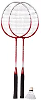 Set badminton cu 2 rachete si 2 fluturasi, Multicolor