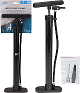 Pompa mare pentru bicicleta Xqmax, polipropilena, Negru