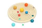 Jucarie educativa Sistem solar Montessori, Multicolor