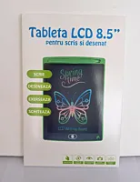 Tableta LCD pentru scris si desenat, plastic, 8.5 inch, Multicolor