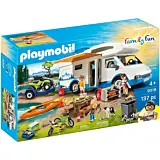 Set constructie Playmobil Family Fun Camping cu rulota 9318, 137 piese
