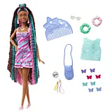 Papusa Barbie Totally Hair Curcubeu, Multicolor