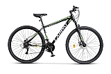 Bicicleta MTB Carpat C2958C, cadru aluminiu Hi-Ten 6061, 29", Negru/Argintiu