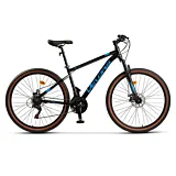 Bicicleta MTB Velors C27302A, cadru aluminiu, frana pe disc, 27.5", Negru/Albastru