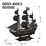 Puzzle 3D Cubic Fun - Nava Queen Anne, 155 piese