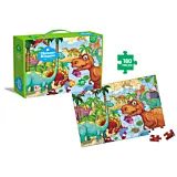 Set puzzle Dinosaur's Kingdom, 180 piese, Multicolor