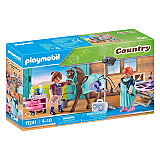 Set Playmobil Country Veterinar pentru caluti 71241, 52 piese