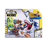 Set de joaca Metal Machines Pista rechinului, masina inclusa, Multicolor
