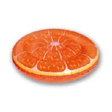 Saltea rotunda pentru piscina, model portocala, 98x21 cm, Portocaliu