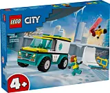 LEGO City Ambulanta de urgenta si practicant de snow-boarding 60403