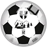 Minge fotbal Croix Savoie, diametru 23 cm, Alb/Negru