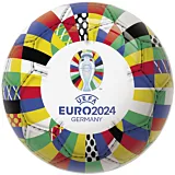 Minge fotbal Euro 2024, diametru 23 cm, Multicolor