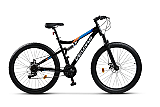 Bicicleta MTB Velors V27304A, cadru otel, 27.5", Albastru/Portocaliu