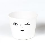 Ghiveci ceramica Faces 10.5 cm