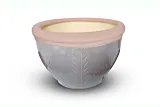Ghiveci Carrefour, ceramica, 35x23 cm, Gri