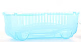 Cutie de transport hamster, Albastru/Transparent