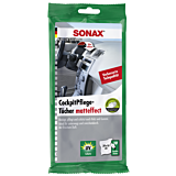 SONAX Servetele umede auto pentru suprafetele din plastic, efect mat, 10 buc