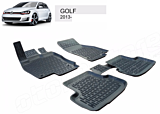 Set 4 covorase auto Volkswagen Golf 7 2013- Otom, Negru