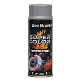 Spray Den Braven Super Color High Temperature, 400 ml, Argintiu
