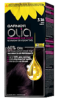 Vopsea de par permanenta Garnier Olia 3.16 Deep Violet, fara amoniac 112 ml