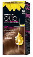 Vopsea de par permanenta Garnier Olia 7.0 Blond Inchis, fara amoniac 112 ml