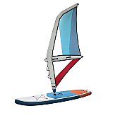 Placa de surf cu vasla, 305x76x15 cm, Multicolor