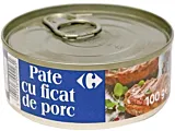 Pate cu ficat de porc Carrefour 100g