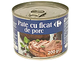 Pate cu ficat de porc Carrefour 200 g