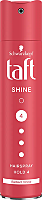 Fixativ Taft Shine, fixare ultra puternica, stralucire radianta, protectie impotriva uscarii, nu lipeste firele de par, 250ml