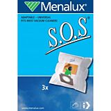 Saci pentru aspirator SOS-ST Menalux, 3 bucati, Universali