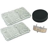 Kit filtre pentru aspiratoare Clean & Steam Rowenta ZR005801, 2 mopuri din microfibra, 1 filtru de spuma, 1 cartus anticalcar