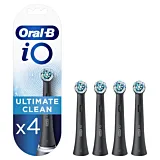 Rezerve periuta de dinti electrica Oral-B iO Ultimate Clean, 4 buc, Negru