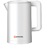 Fierbator apa electric Zokura Z1238, 1.7 litri, 2200 W, Alb