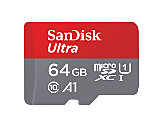 Card memorie Sandisk Ultra MicroSDHC 64GB, Clasa 10 + Adaptor SD
