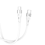 Cablu Tellur, USB-C - USB-C, 1m, Alb