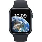 SmartWatch Apple Watch SE2, 44mm Aluminium Midnight cu Midnight Sport Band Regular + GPS