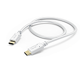 Cablu de incarcare, Hama, USB-C - USB-C, 1.5 m, Alb